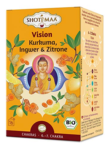 Shoti Maa Shot, Maa Bio-Ayurveda-Tee Vision - Kurkuma, Ingwer & Zitrone, 32 g von Shoti Maa