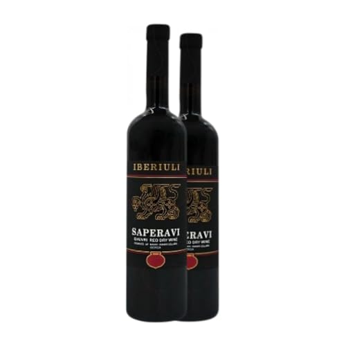 Shumi Iberiuli Saperavi Alterung 75 cl Rotwein (Karton mit 2 Flaschen von 75 cl) von Shumi Wine Company