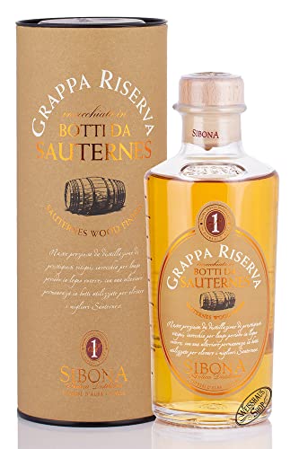 Sibona Grappa Botti da Sauternes 0,5 Liter 44% Vol. von Nº1 SIBONA