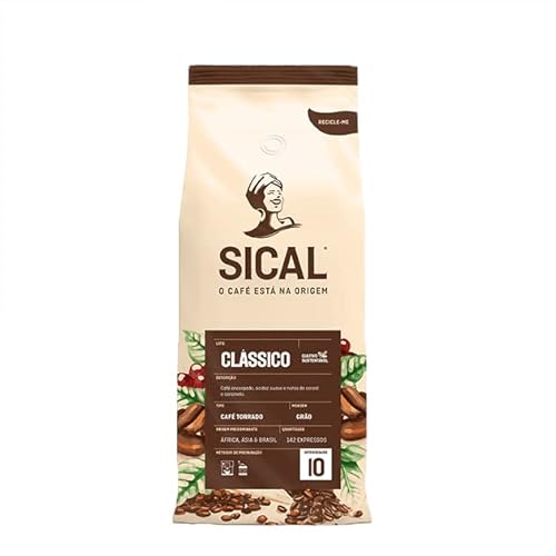 Sical 5 Stars Köstliche portugiesische geröstete Kaffeebohnen, 1 kg, 2 Beutel = 2 kg von KIMBONNI