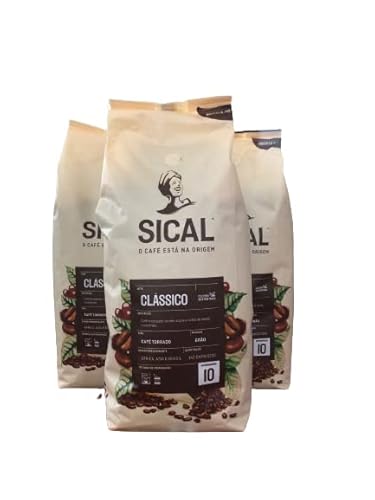 Sical, portugiesische geröstete Kaffeebohnen, 3 x 1 kg von Sical