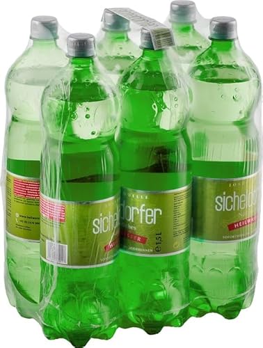 Sicheldorfer Heilwasser, Plastikflaschen, 6 x 1,5 Liter, gegen Sodbrennen von Sicheldorfer