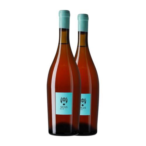 Sicus Àmfora Malvasía de Sitges Penedès 75 cl Weißwein (Karton mit 2 Flaschen von 75 cl) von Sicus Celler