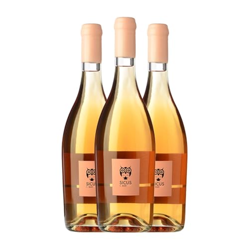 Sicus Cartoixa Marí Rosat Àmfora Xarel·lo Vermell Penedès 75 cl (Schachtel mit 3 Flaschen von 75 cl) von Distribuidor