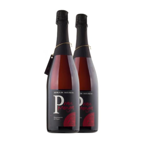 Cidre Viuda de Angelón Prau Monga Brut Sidra de Asturias Reserve Spezielle Flasche 1,5 L (Karton mit 2 Spezielle Flasche von 1,5 L) von Sidra Viuda de Angelón