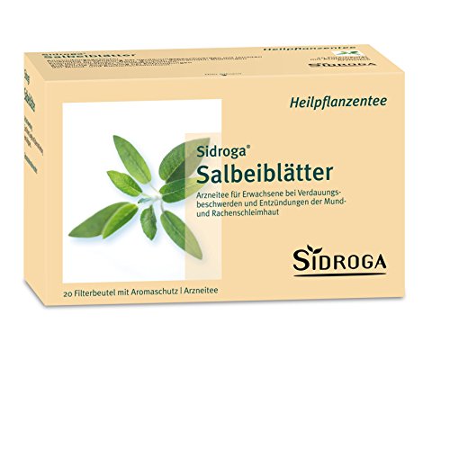 SIDROGA Salbeiblätter Tee Filterbeutel 20X1.5 g von Sidroga