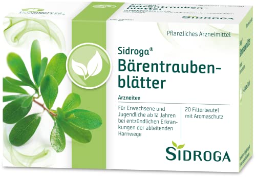 Sidroga Bärentraubenblättertee – 20 St. Filterbeutel von Sidroga