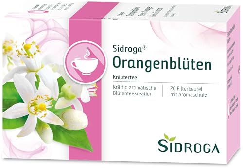 Sidroga Orangenblüten: Kräftig-aromatischer Kräutertee aus Orangenblüten, 20 Filterbeutel mit je 1,2g von Sidroga