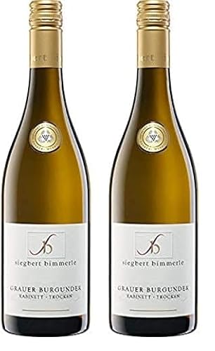 Siegbert Bimmerle Grauburgunder Kabinett Trocken, 750ml (Packung mit 2) von Siegbert Bimmerle