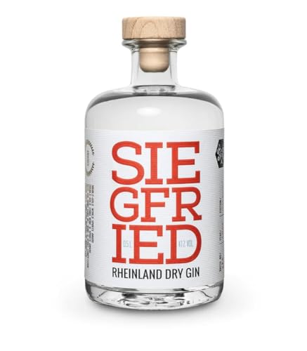 Siegfried Rheinland Dry Gin | Weltweit ausgezeichneter Premium Gin | Micro-batch Gin mit 18 Botanicals | Regionalität und Weltklasse | 41% | 500ML | von Siegfried