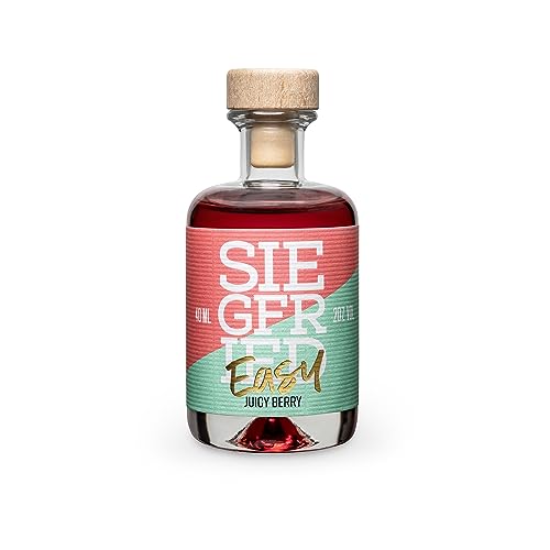 Siegfried Easy Juicy Berry Mini | Aperitif | Sommerlich fruchtig | Echte Frucht - weniger süß I 40ML von Siegfried