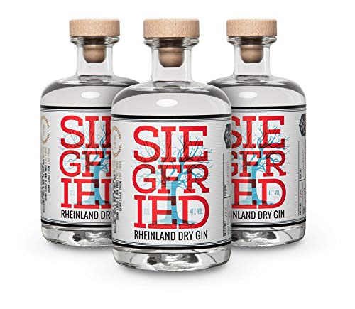 Siegfried Rheinland Dry Gin | Weltweit ausgezeichneter Premium Gin | Micro-batch Gin mit 18 Botanicals | Regionalität und Weltklasse | 41% 1500ML von Siegfried