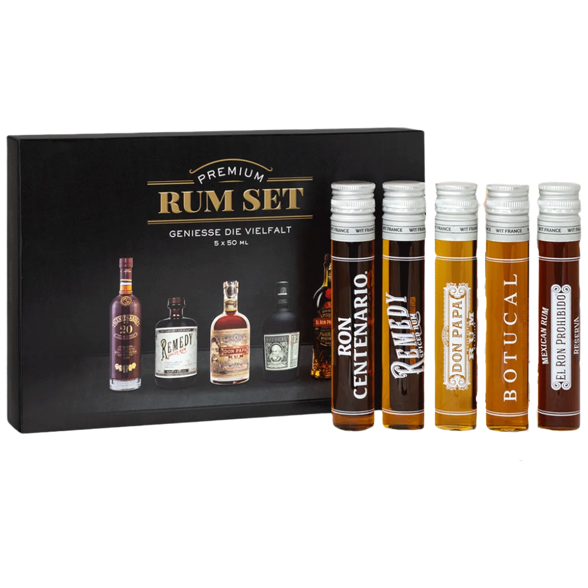 Rum Tasting Set Premium 40% vol 5x 50ml von Sierra Madre