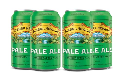 Sierra Nevada Brewing - 4 x Pale Ale 0,355l Dose - handwerklich gebrautes Bier aus Kalifornien USA, erfrischend ausgewogener Geschmack - inkl. 1 € Einwegpfand von Sierra Nevada