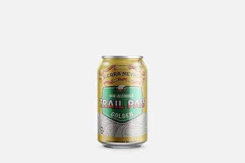 Sierra Nevada Trail Pass Golden Ale alkoholfrei - 10 Dosen alkoholfreies Craft Beer - 10 x Trail Pass Golden Ale alkoholfrei, 355ml Dose, Erfrischend & Malzig, Bier aus den USA, inkl. 2,50 € Pfand von Sierra Nevada