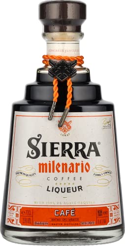 Sierra Milenario Café (1 x 700 ml) – Kaffeelikör mit Kaffee aus dem mexikanischen Hochland und 100 % de Agave Tequila – mit Noten von Schokolade, Vanille, Kakao und Kaffee – 35 % Alk. von Sierra