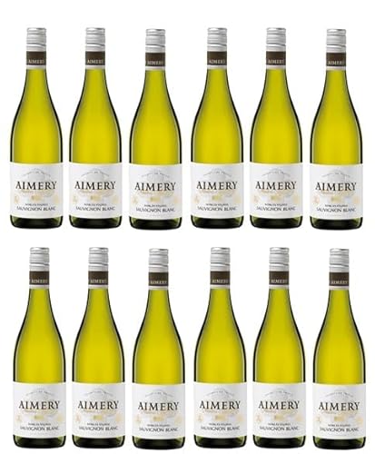 12x 0,75l - 2023er - Sieur d'Arques - Aimery - Sauvignon Blanc - Pays d'Oc I.G.P. - Frankreich - Weißwein trocken von Sieur d'Arques