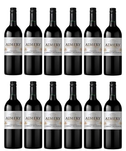 12x 1,0l - 2023er - Sieur d'Arques - Aimery - Cabernet Sauvignon - LITER - Pays d'Oc I.G.P. - Frankreich - Rotwein trocken von Sieur d'Arques