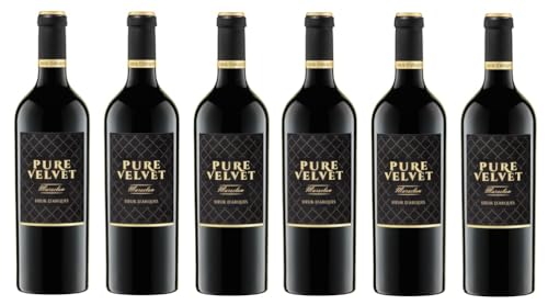 6x 0,75l - 2021er - Sieur d'Arques - Pure Velvet - Marselan - Pays d'Oc I.G.P. - Frankreich - Rotwein trocken von Sieur d'Arques