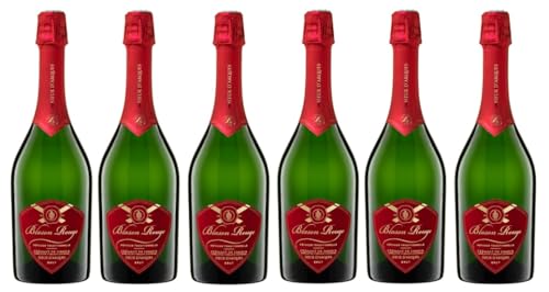 6x 0,75l - Sieur d'Arques - Blason Rouge - brut - Crémant de Limoux A.O.P. - Languedoc - Frankreich - Schaumwein brut von Sieur d'Arques