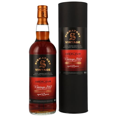 Aberlour 2012 Signatory Vintage Small Batch Single Malt Whisky 12 Jahre alt (1x0,7l) von Signatory Vintage