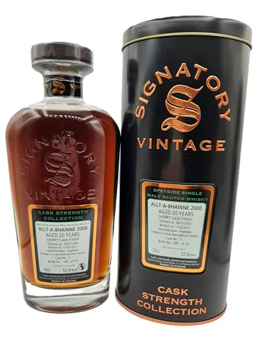 Allt-A-Bhainne 2000 Sherry Cask Finish 52,6% vol. 0,70 Liter. von Signatory Vintage