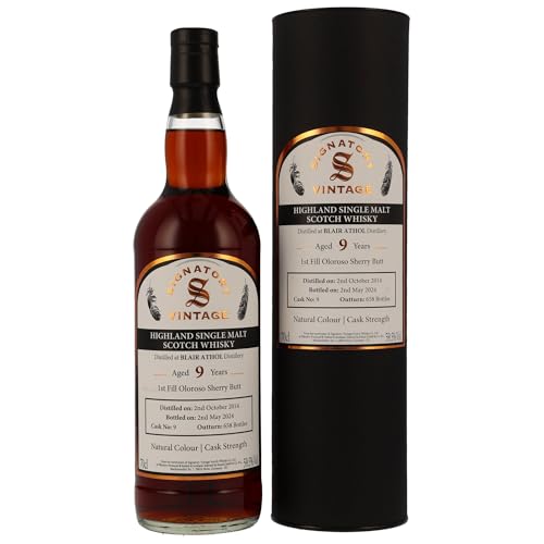 Blair Athol 2014 Signatory Vintage Cask Strength Single Malt Whisky (1x0,7l) von Signatory Vintage