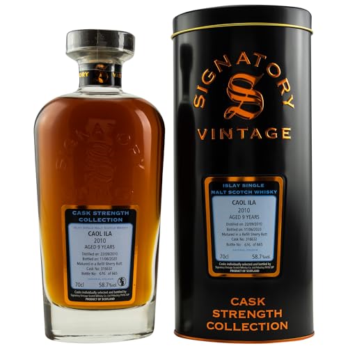 Caol Ila 9 Jahre 2010 Refill Sherry Butt. von Signatory Vintage