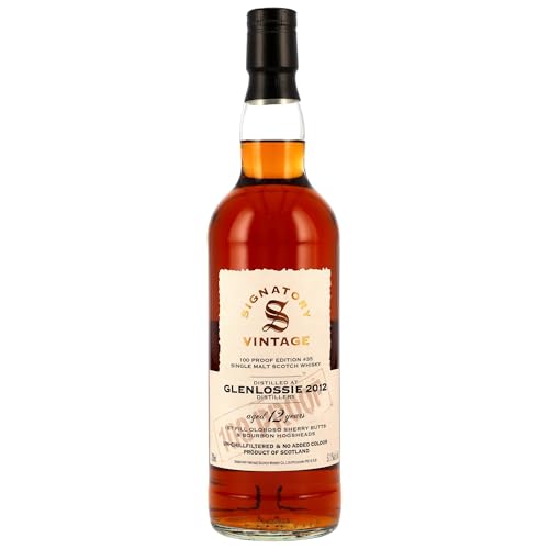 Glenlossie 2012 Signatory Vintage 100 Proof Edition Single Malt Whisky (1x0,7l) von Signatory Vintage