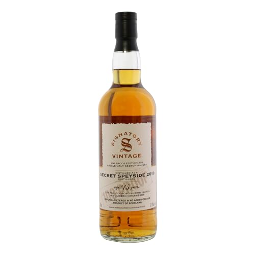 Signatory Vintage 100 Proof Edition SECRETE SPEYSIDE 13 Years Old Single Malt #16 2010 57,1% Vol. 0,7l von Signatory Vintage