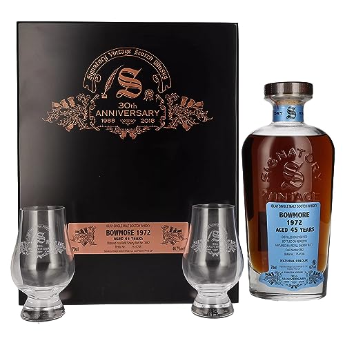 Signatory Vintage BOWMORE 45 Years Old 30th ANNIVERSARY Scotch Whisky 1972 (1 x 0.7 l) von Signatory Vintage