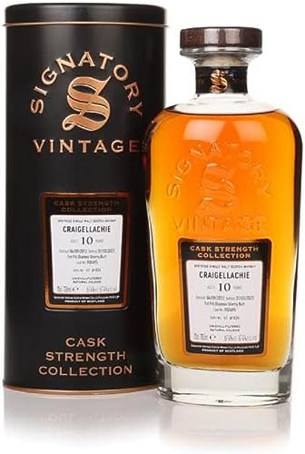 Signatory Vintage CRAIGELLACHIE 10 Years Old Cask Strength 2012 67,4% Vol. 0,7l in Tinbox von Signatory Vintage