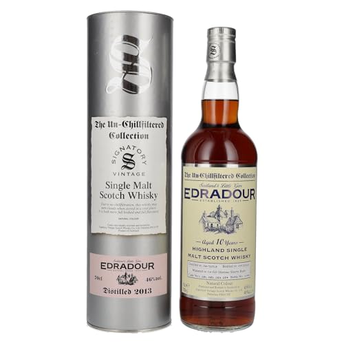 Signatory Vintage Edradour 10 Years Old The Un-Chillfiltered 2013 46% Vol. 0,7l in Geschenkbox von Signatory Vintage