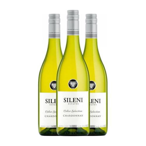 Sileni Selection Chardonnay Hawkes Bay 75 cl Weißwein (Karton mit 3 Flaschen von 75 cl) von Sileni Estates