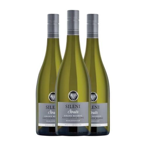 Sileni The Straits Sauvignon Weiß Marlborough 75 cl Weißwein (Karton mit 3 Flaschen von 75 cl)