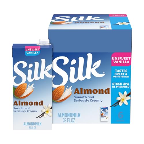 Silk Pure Almond 6-32 FL OZ Unsweetened Almond Milk, Vanilla, 192 FL OZ by Silk von Silk