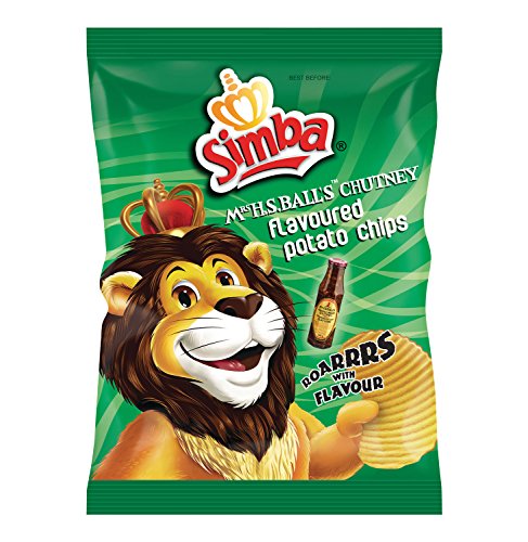 Simba Mrs Balls Chutney Flavoured Kartoffelchips 6x125g von Simba