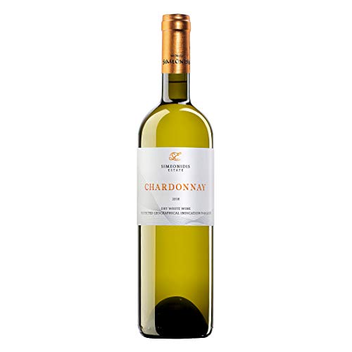 Simeonidis - Chardonnay Weiß Trocken Wein P.G.I. - Glas Flasche, 750ml von Simeonidis Estate