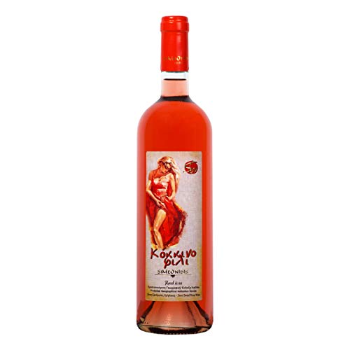 Simeonidis - Kokkino Fili Rosé Ηalbsüß Wein P.G.I. - Glas Flasche, 750ml von Simeonidis Estate