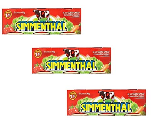 3x SIMMENTHAL Rindfleisch in Aspik 3x 70g 100% Italienisch Fleisch Aspikfleisch von Simmenthal