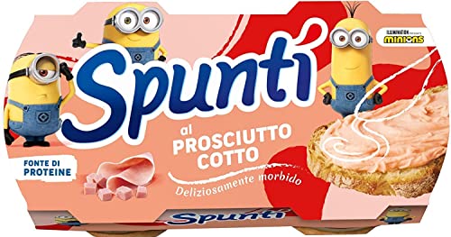 Simmenthal Spuntì al Prosciutto Cotto streichfähiges Produkt mit gekochtem Schinken Snack ( 2 x 84g ) von Simmenthal