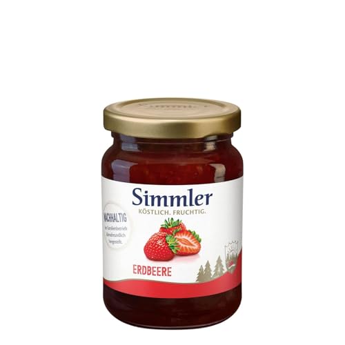 Simmler Erdbeer-Konfitüre Extra, 225g von Simmler