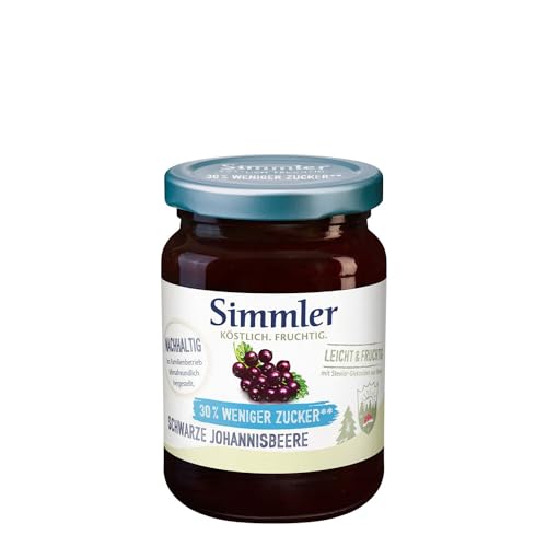 Simmler Leicht & Fruchtig Schwarze Johannisbeere, 215g von Simmler