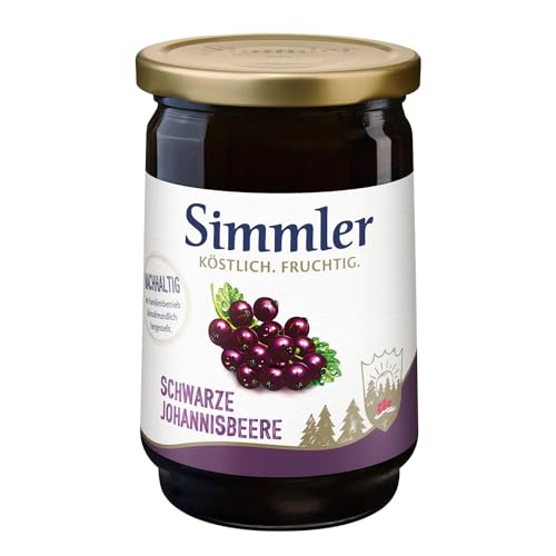 Simmler Schwarze Johannisbeer-Konfitüre Extra, 450g von Simmler