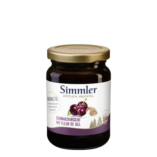 Simmler Schwarzkirsche mit Fleur de Sel, 225g von Simmler