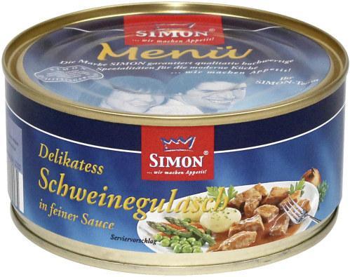 Simon Delikatess Schweinegulasch in feiner Sauce von Simon