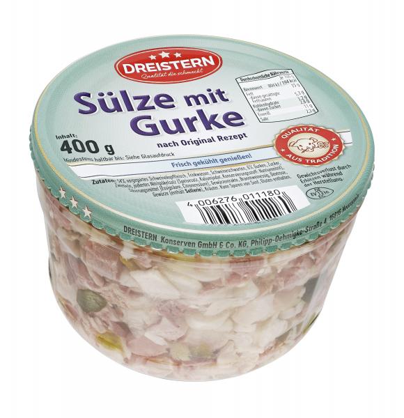 Dreistern Sülze mit Gurke von Dreistern