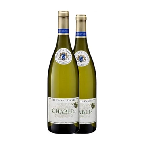 Simonnet-Febvre Bio Chardonnay Chablis 75 cl Weißwein (Karton mit 2 Flaschen von 75 cl) von Simonnet-Febvre