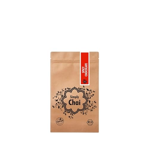 Simply Chai „Spicy Chocolate“ Bio Trinkschokolade Kakao 250 g Beutel von Simply Chai