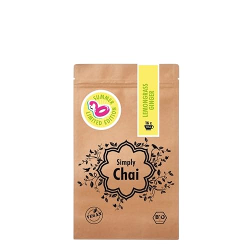 Simply Chai Ginger Lemongrass - Limited Summer Edition - Bio & Vegan 1000g Beutel von Simply Chai